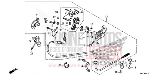 LEVIER DE STATIONNEMENT NC750XDK de 2019
